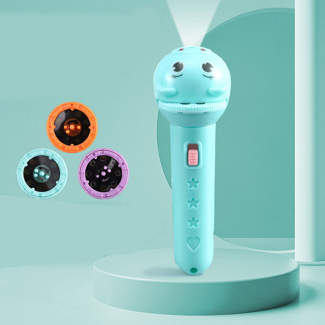 Kinder zaklamp met leuke diaprojector