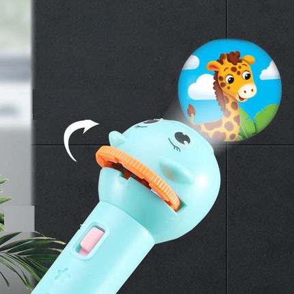 Kinder zaklamp met leuke diaprojector