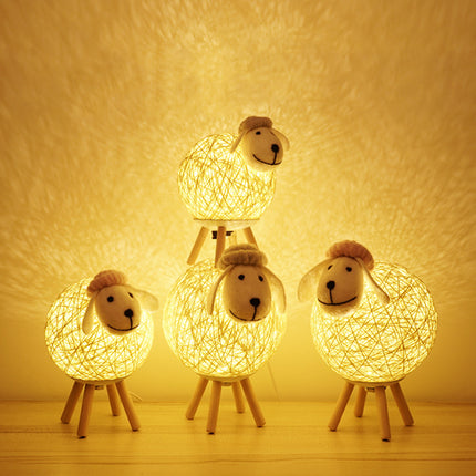 Decoratieve schaap tafellamp voor kinderkamer