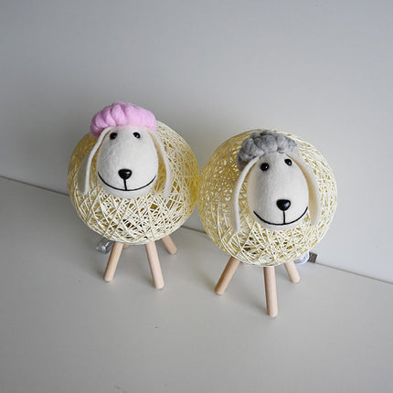 Decoratieve schaap tafellamp voor kinderkamer