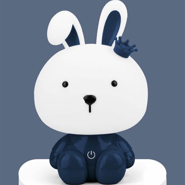 Lief konijn nachtlampje voor de kinderkamer
