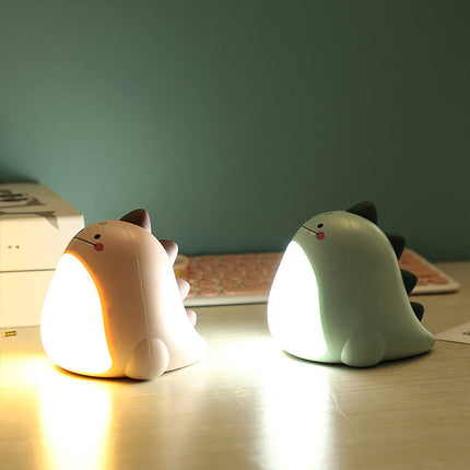 Leuk dinosaurus LED nachtlampje voor kinderen