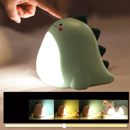 Leuk dinosaurus LED nachtlampje voor kinderen