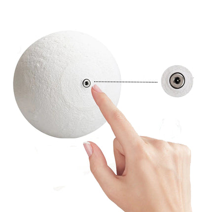 LED 3D maan lamp als nachtlampje