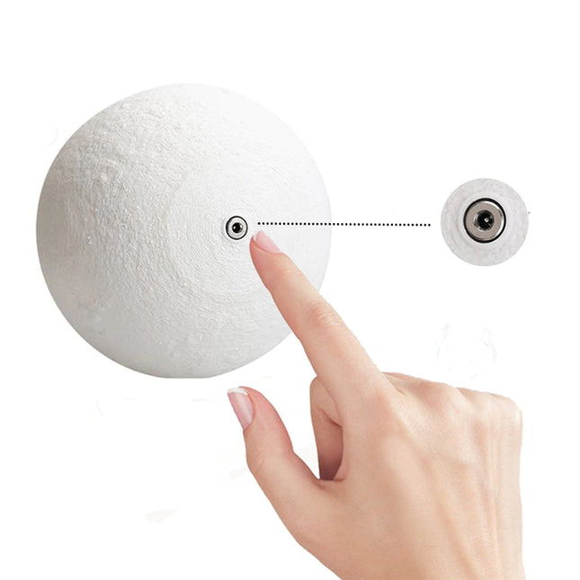LED 3D maan lamp als nachtlampje