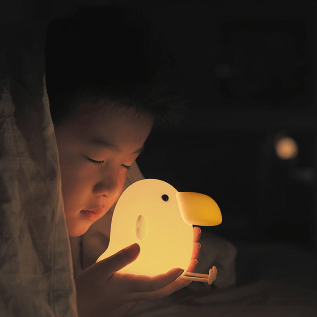 Siliconen kuiken nachtlampje met LED licht