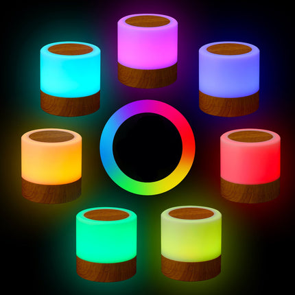 Touch nachtlamp met wisselende kleuren