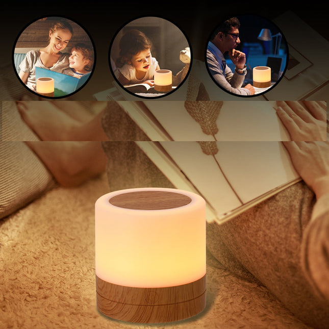 Touch nachtlamp met wisselende kleuren