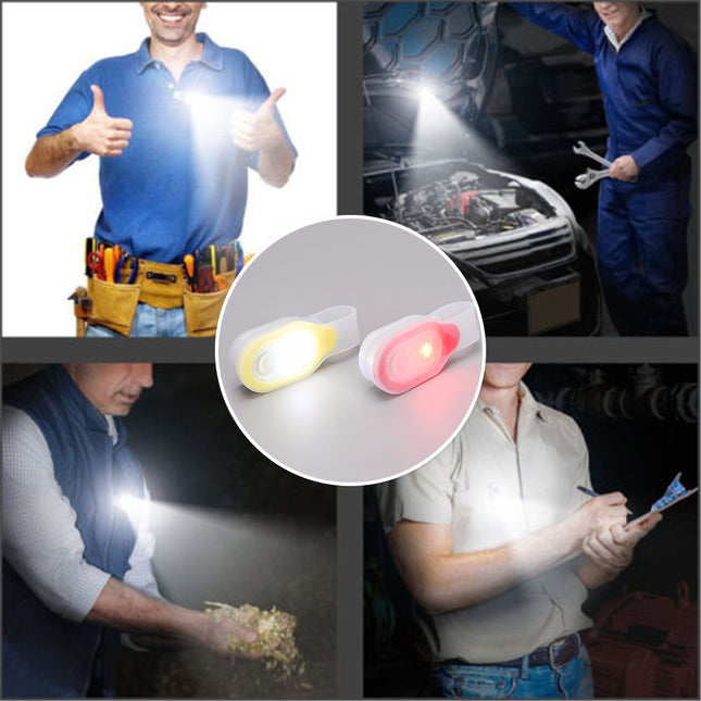 Draagbare mini LED clip-on lamp