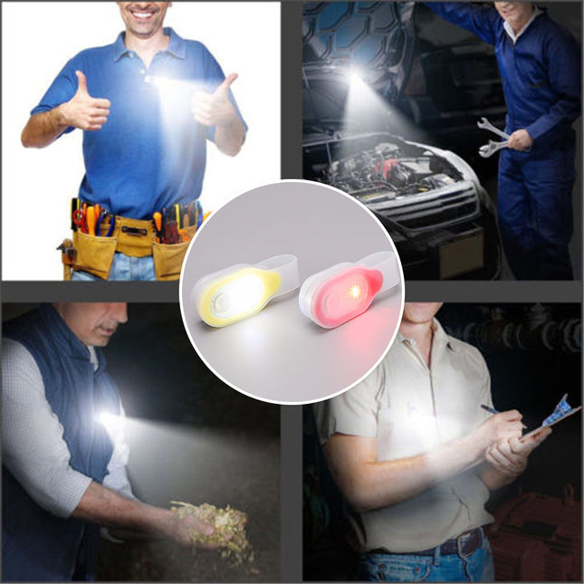 Draagbare mini LED clip-on lamp