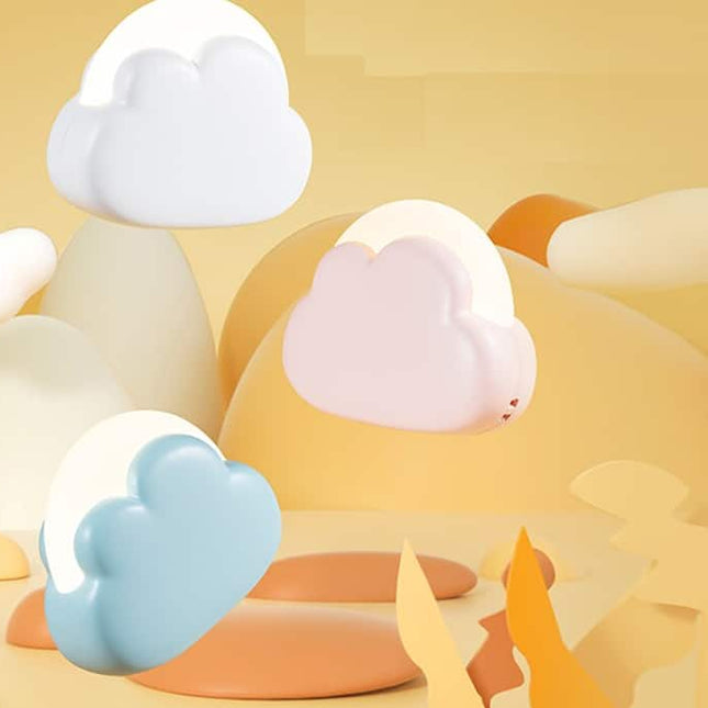 Dimbaar LED nachtlampje wolk gekleurd