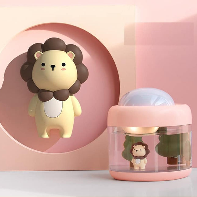 Leuke leeuw nachtlamp met sterrenprojector