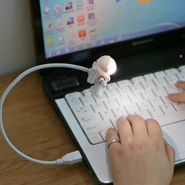 Mini astronaut USB LED lampje