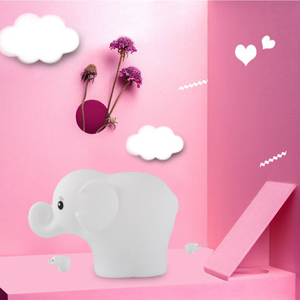 Mini olifant nachtlampje met kleuren