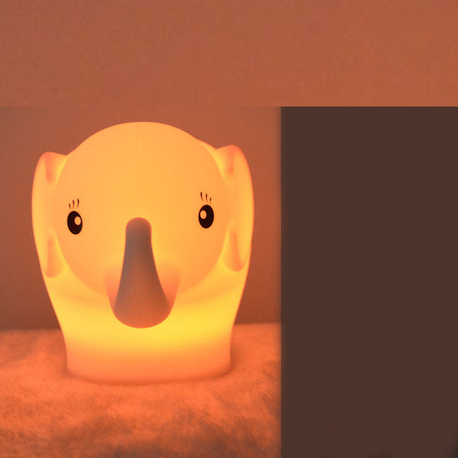 Mini olifant nachtlampje met kleuren