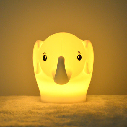 Mini olifant nachtlampje met kleuren