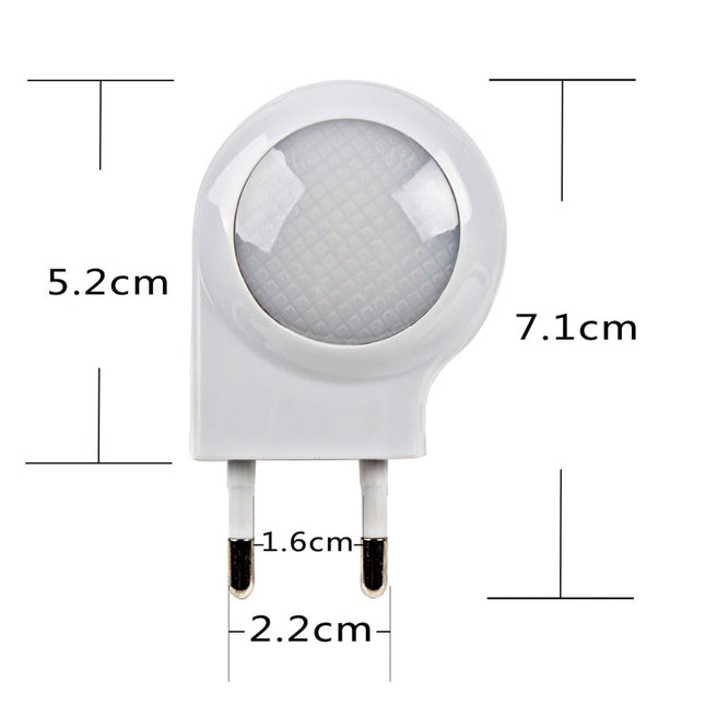 Stopcontact nachtlampje LED met lichtsensor