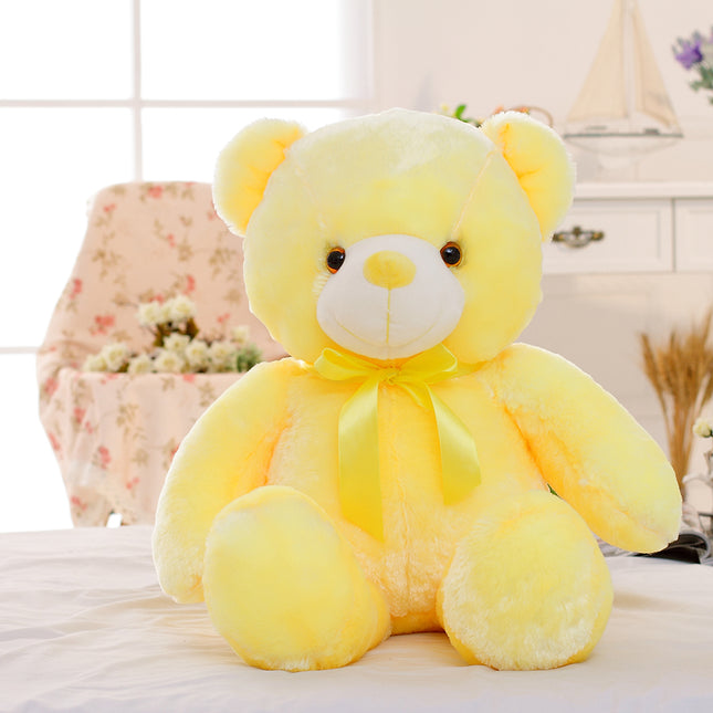 Lichtgevende teddybeer knuffel met LED verlichting