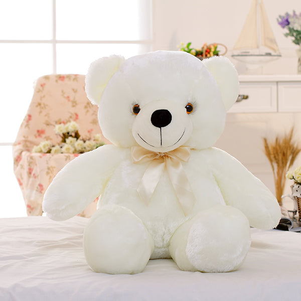 Lichtgevende teddybeer knuffel met LED verlichting
