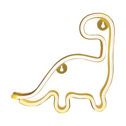 Dinosaurus neon lamp voor de kinderkamer