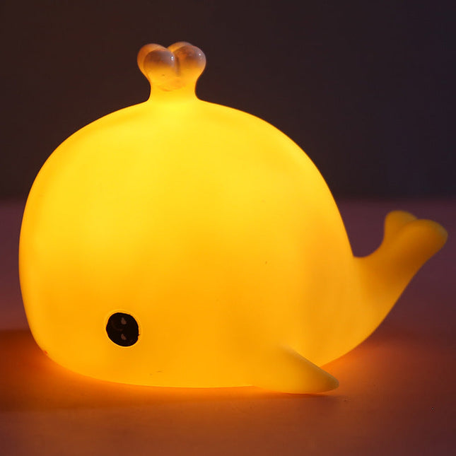 Klein walvis nachtlampje op batterijen