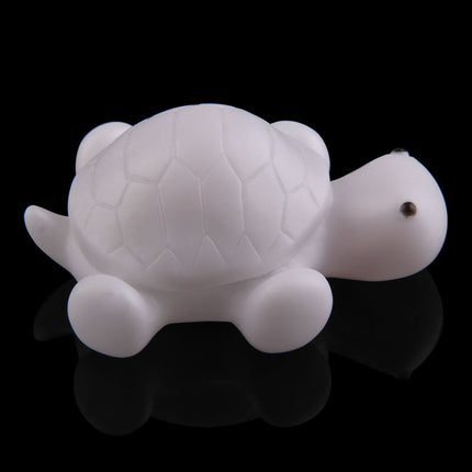 Kleine schildpad nachtlamp met wisselende kleuren