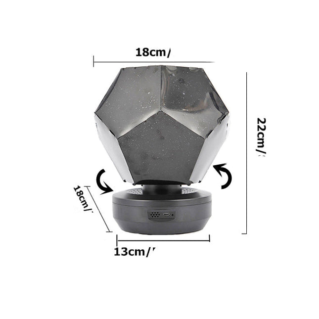 Sterrenprojector nachtlampje voor de kinderkamer