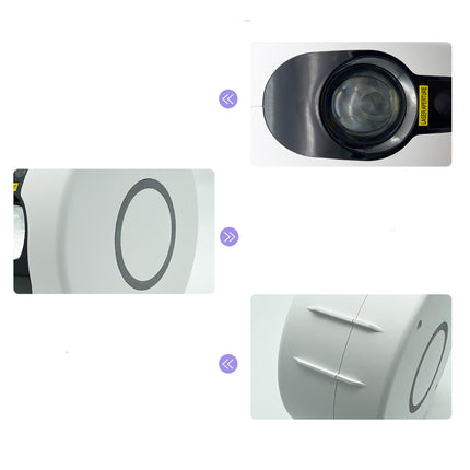 Galaxy projector met kleurrijke nevel wolk