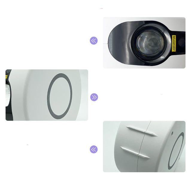 Galaxy projector met kleurrijke nevel wolk