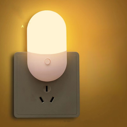 Tweekleurig LED nachtlampje voor stopcontact