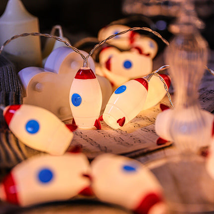 Lichtslinger met raketten voor de kinderkamer