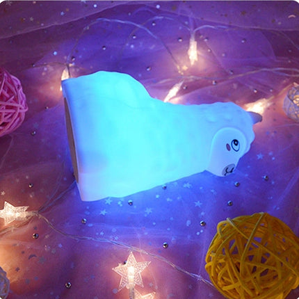 Siliconen alpaca nachtlampje met touch sensor