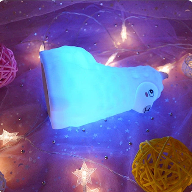 Siliconen alpaca nachtlampje met touch sensor