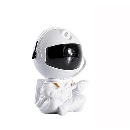 Witte astronaut sterrenprojector met gitaar