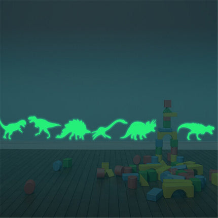 Glow-in-the-dark dinosaurus muurstickers kinderkamer