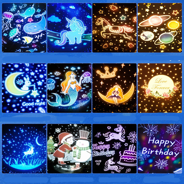 Roterende sterrenprojector met Bluetooth speaker