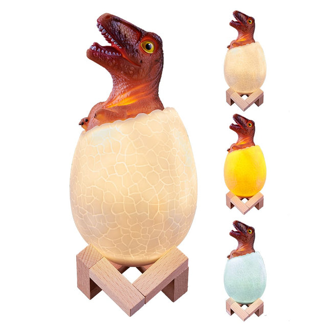 Baby Nachtlampje Dinosaurus in Ei