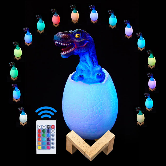 Dinosaurus Ei Nachtlamp met Afstandsbediening