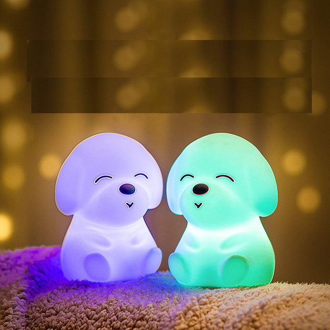 Oplaadbaar Siliconen Puppy Nachtlampje