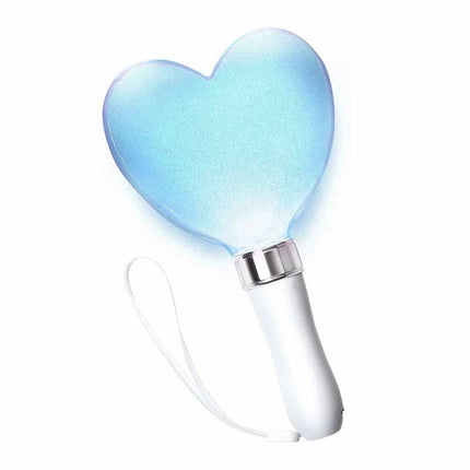 Blauw hart nachtlampje met handvat