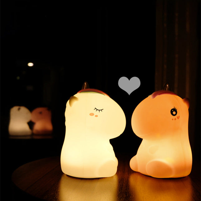 Oplaadbaar eenhoorn nachtlampje met kleuren