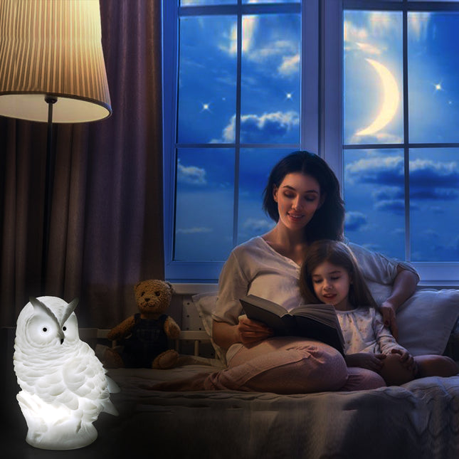 Siliconen uil nachtlampje voor de slaapkamer
