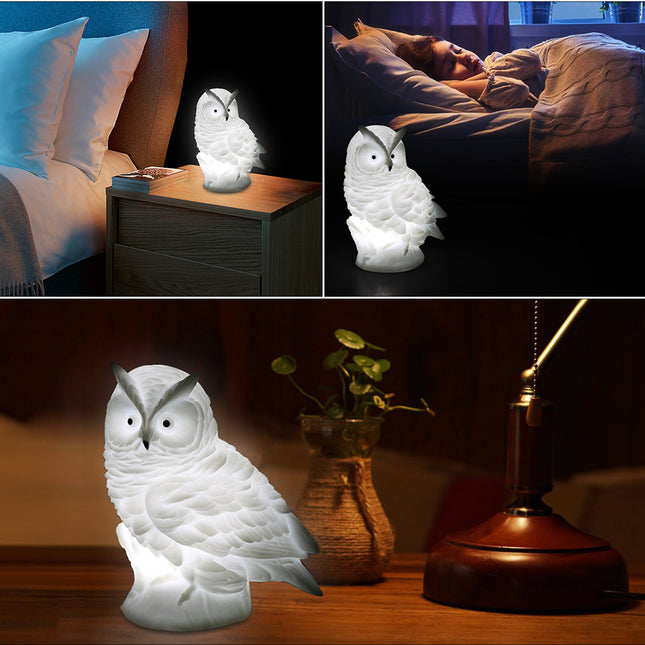 Siliconen uil nachtlampje voor de slaapkamer