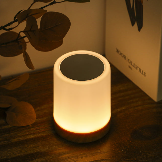 Moderne dimbare touch nachtlamp met kleuren