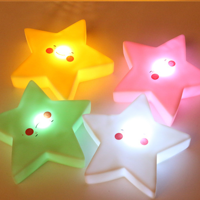 Leuk baby nachtlampje LED in stervorm