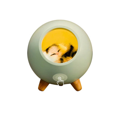 Oplaadbaar nachtlampje met slapende kat