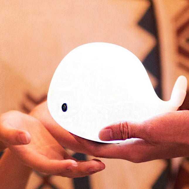 Schattig walvis nachtlampje voor babykamer