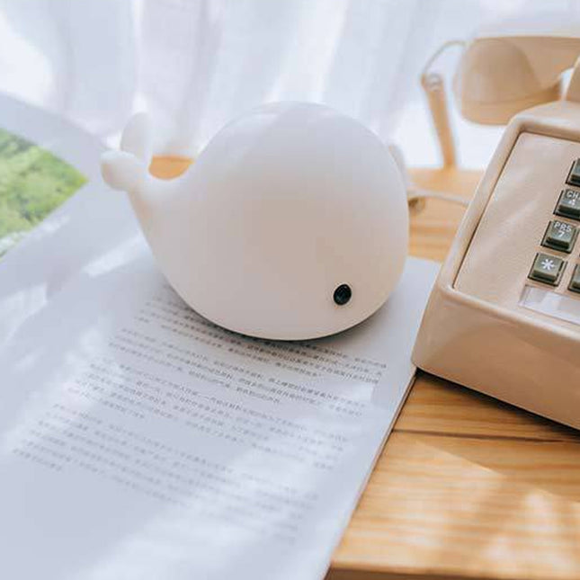 Schattig walvis nachtlampje voor babykamer