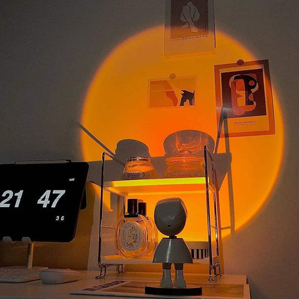 Robot zonsondergang projectorlamp voor sfeerlicht