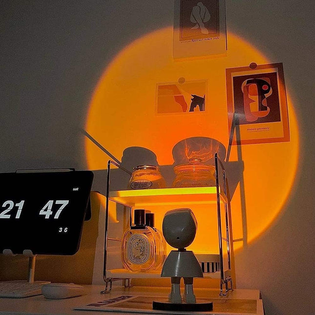 Robot zonsondergang projectorlamp voor sfeerlicht